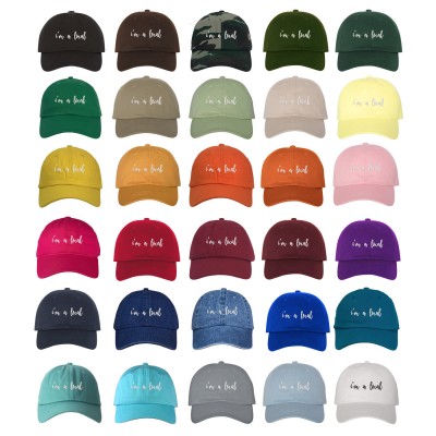 I'M A LOCAL Dad Hat Cursive Low Profile Baseball Cap Many Colors Available  eb-31993993